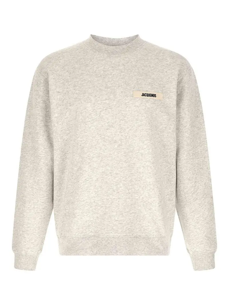 Felpa in gros grain Le Sweater Grigio