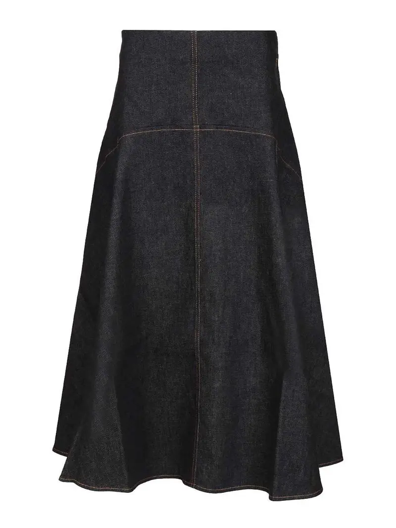 Gonna a triangolo Blu