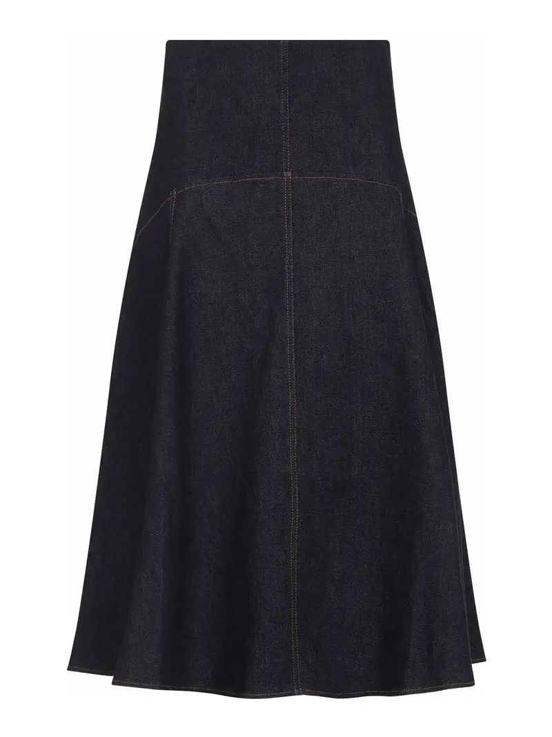 Gonna midi del triangolo de-nimes Blu