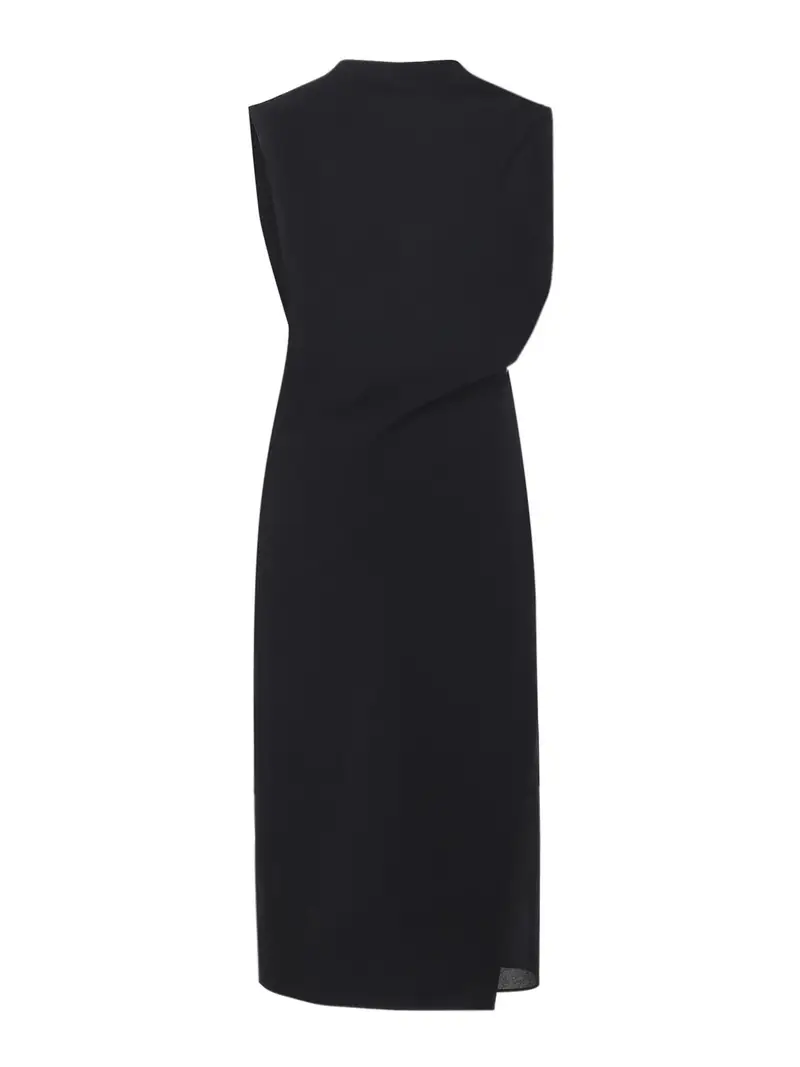 L abito midi Drap Nero