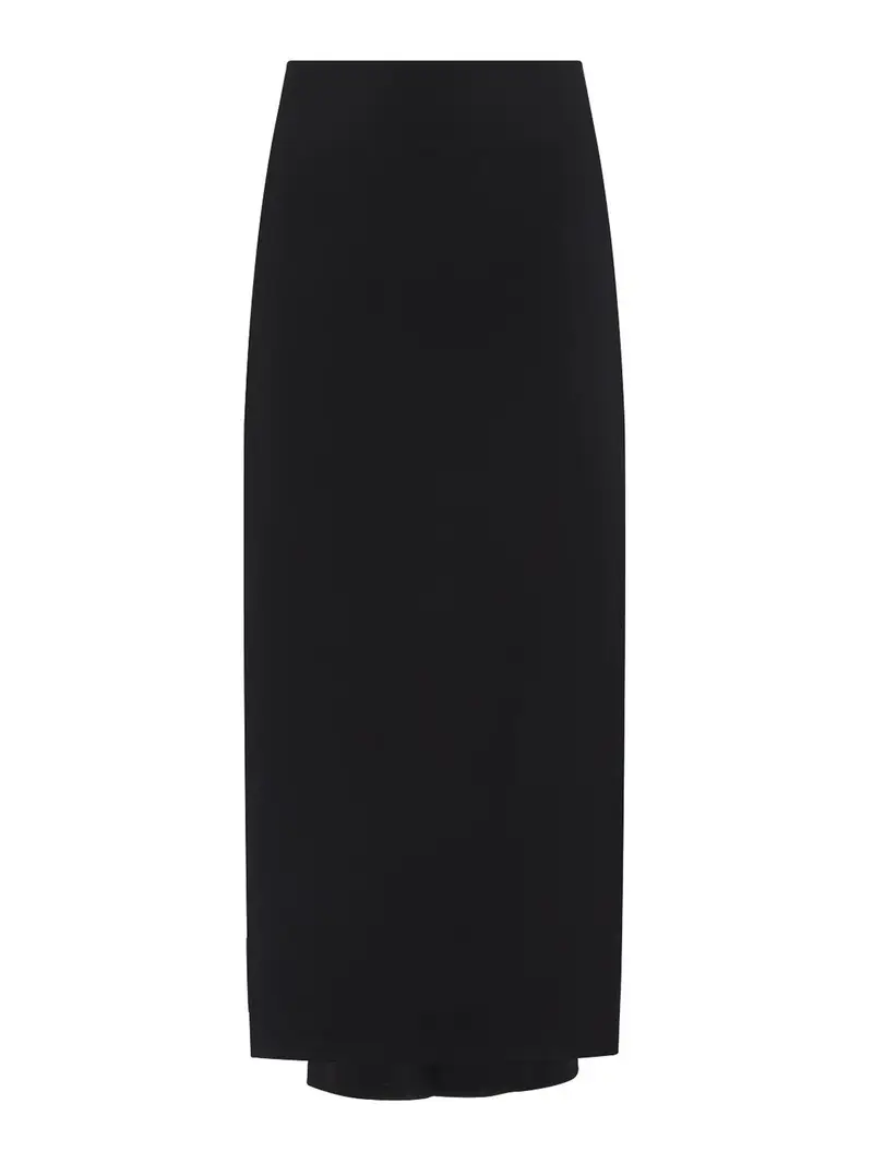 La Jupe Sablier Midi Skirt Nero