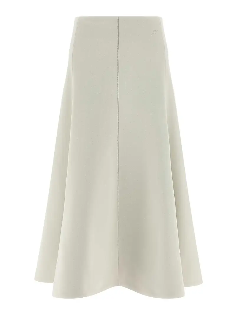 La Jupe Triangle Skirt Bianco