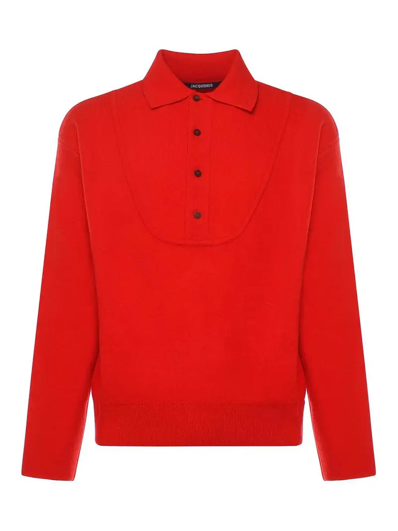 La Maille Vereuse Pallone Sweater Rosso