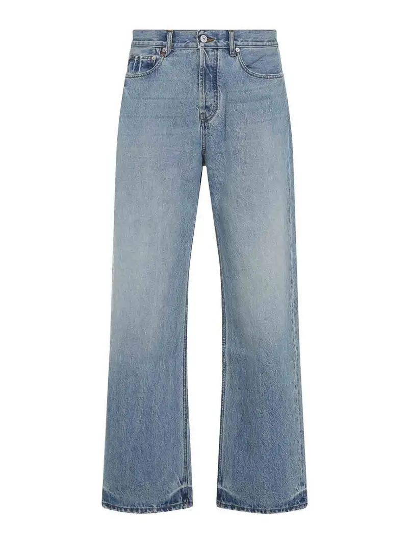 Le de-nimes droit jeans Blu