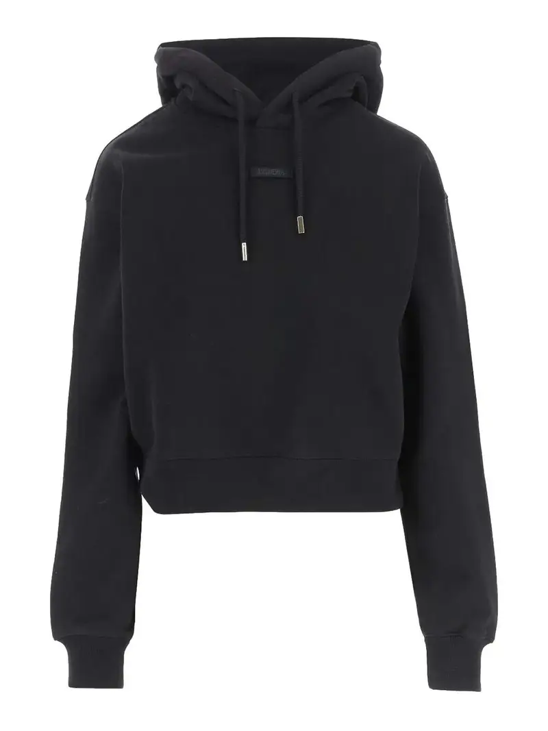Le Hoodie Gros Grain Nero
