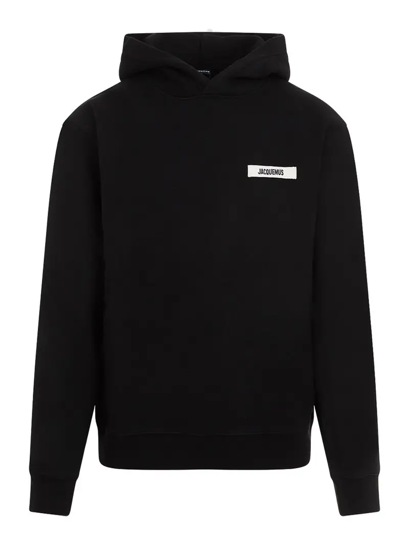 Le Hoodie Gros Grain Nero