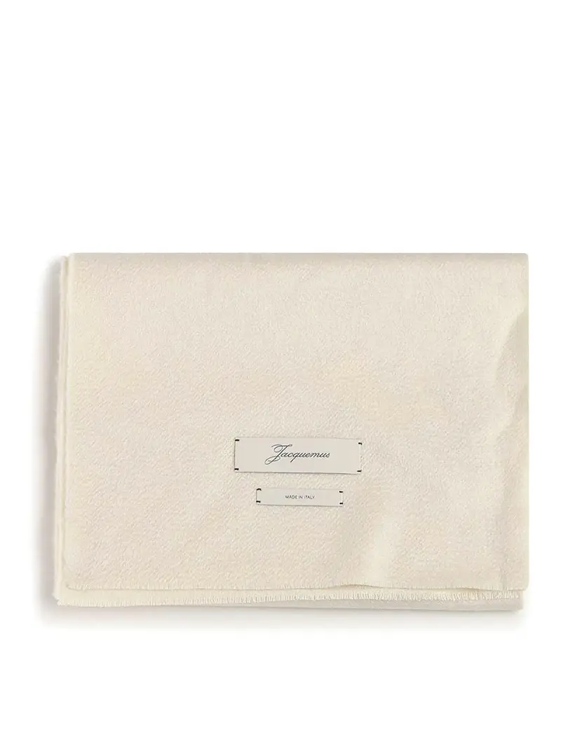Lecharpe Cachemiro Cashmere Scarf Bianco