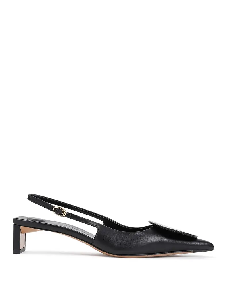 Les slingbacks duelo b pompe Nero