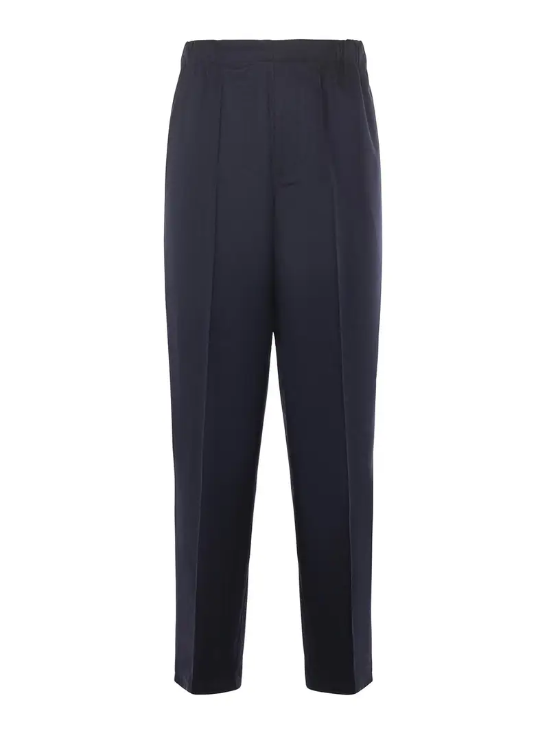 Pantaloni in lana Le Pantalon Gio Blu