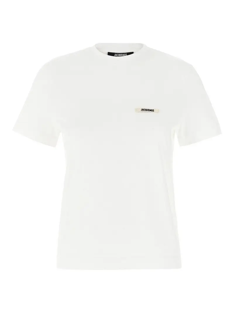 T-shirt Le T-Shirt in gros-grain Bianco