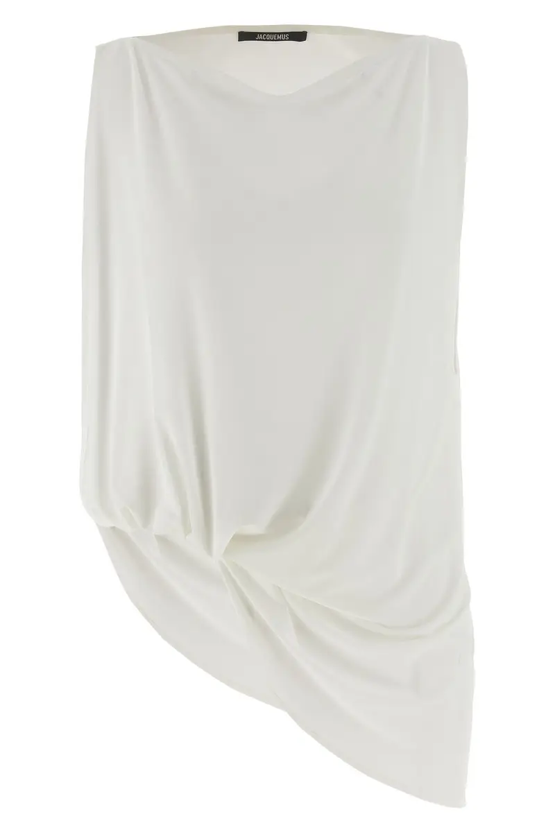 Top Le Haut Peplo Bianco