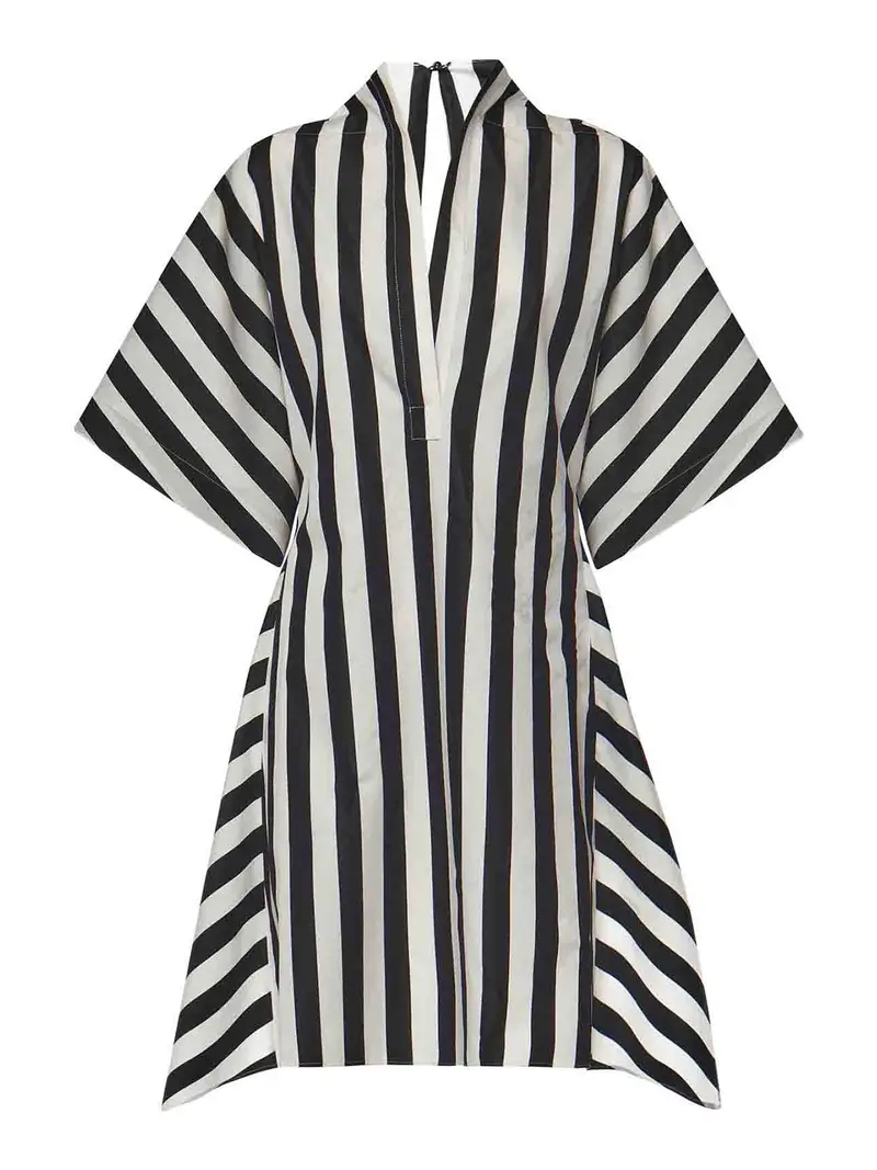 Tunica in cotone e seta a righe Moisson Multicolore