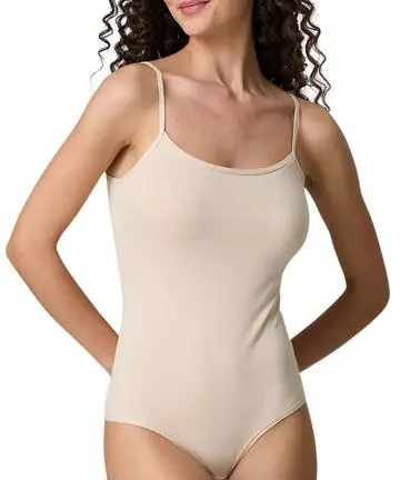 Body top a spalla stretta in cotone elasticizzato Jadea 4155