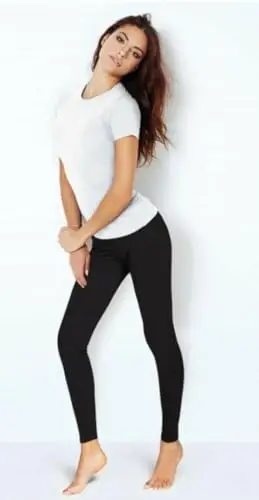 JADEA Leggings Donna Nero 2970325 miniatura 3