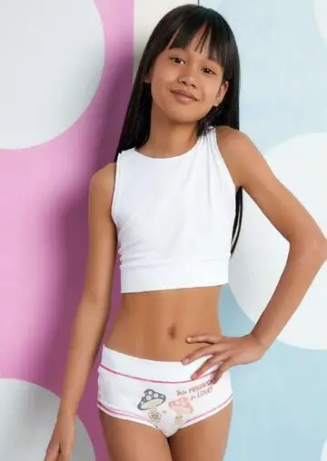 Slip bambina in cotone elasticizzato Jadea 497