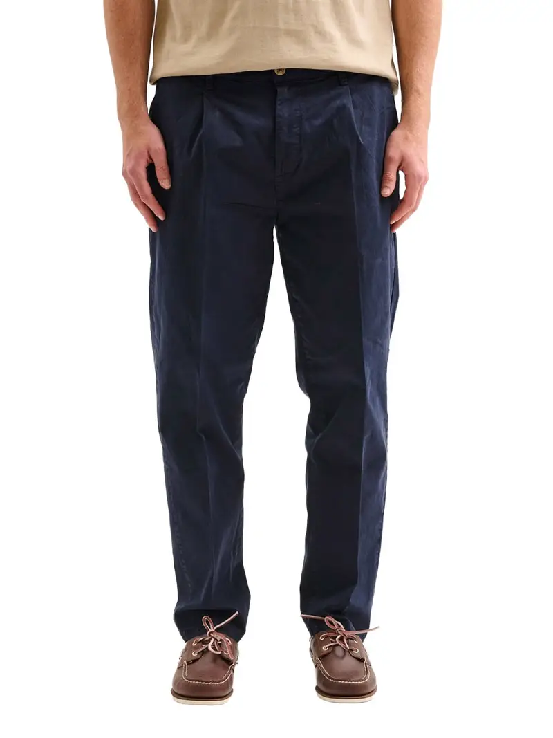 pantalone chino jaggy tomas da uomo - blu