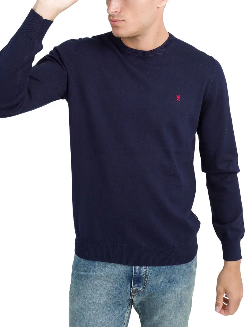 pullover jaggy lanza da uomo - blu