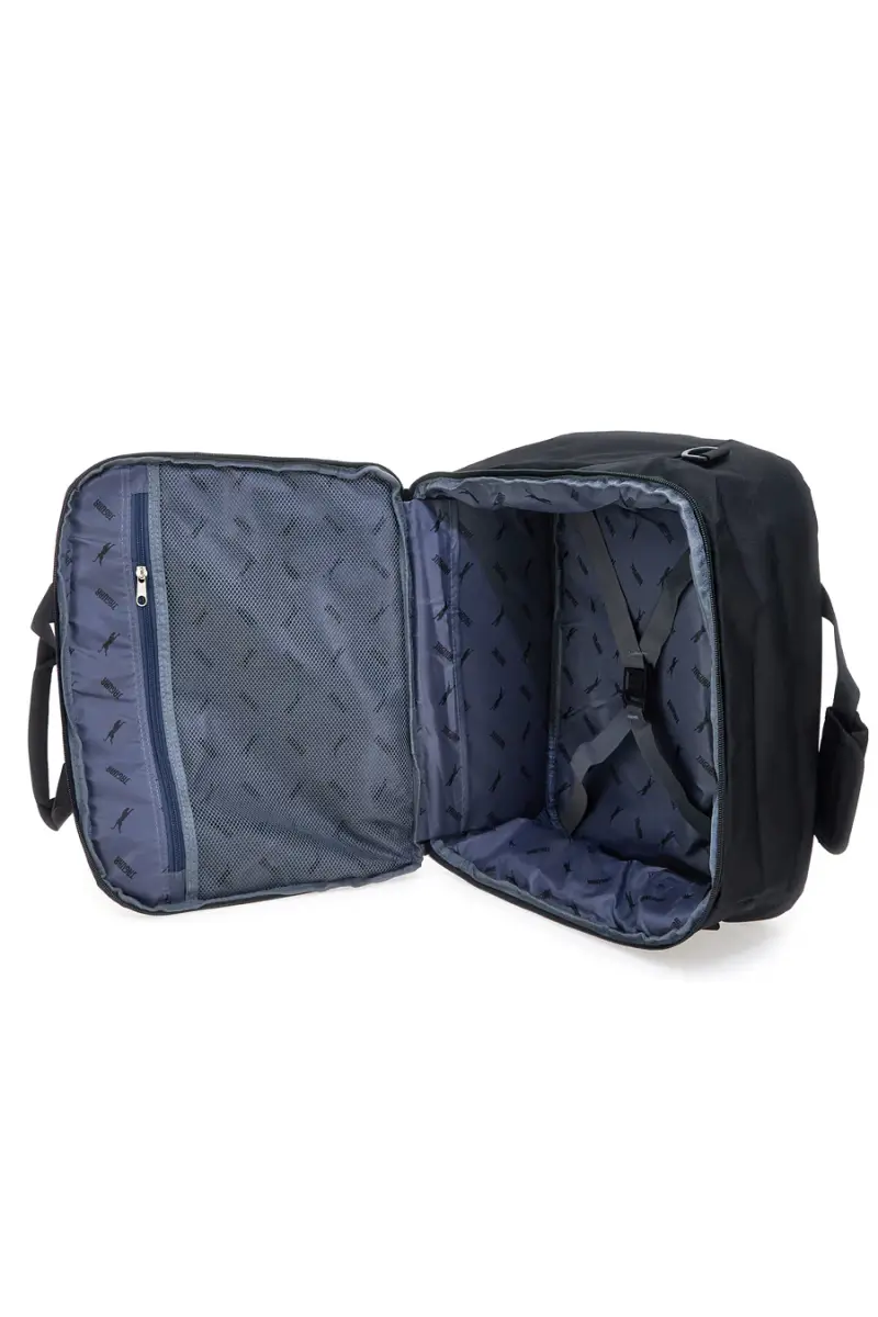 Borsa da viaggio nera con tracolla regolabile Jaguar 2135 [NERO] miniatura 2