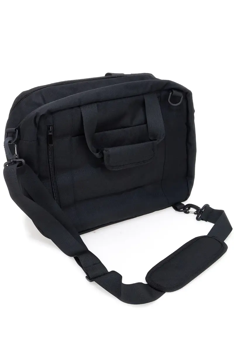 Borsa da viaggio nera con tracolla regolabile Jaguar 2135 [NERO] miniatura 4