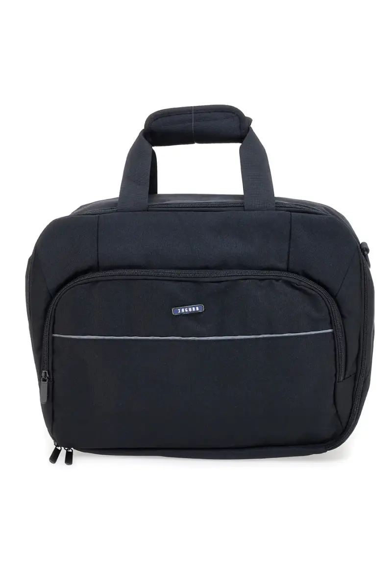 Borsa da viaggio nera con tracolla regolabile Jaguar 2135 [NERO]