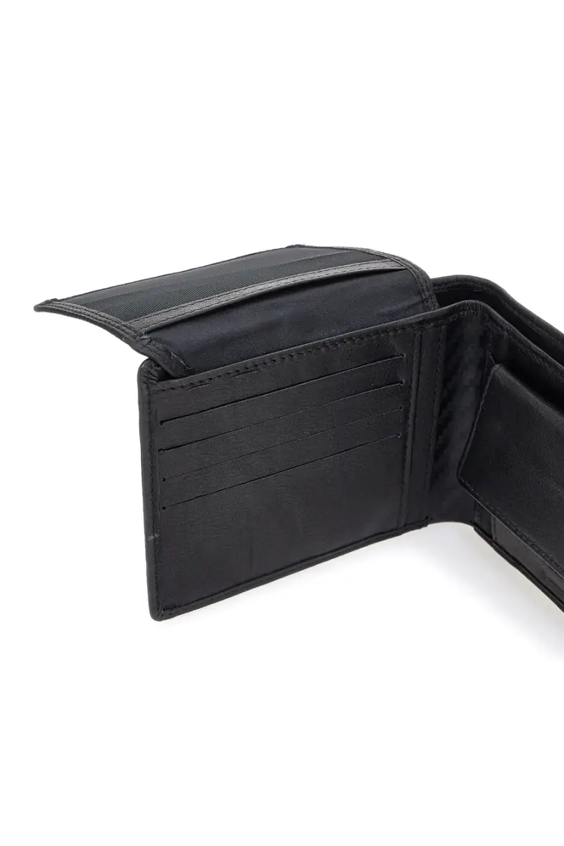 Set Cofanetto cintura e portafoglio nero in vera pelle Jaguar PR001-1 [NERO] miniatura 3