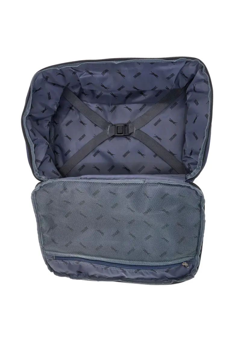 Zaino valigia blu trasformabile con spallacci a scomparsa Jaguar Belt 2135 [BLU] miniatura 3