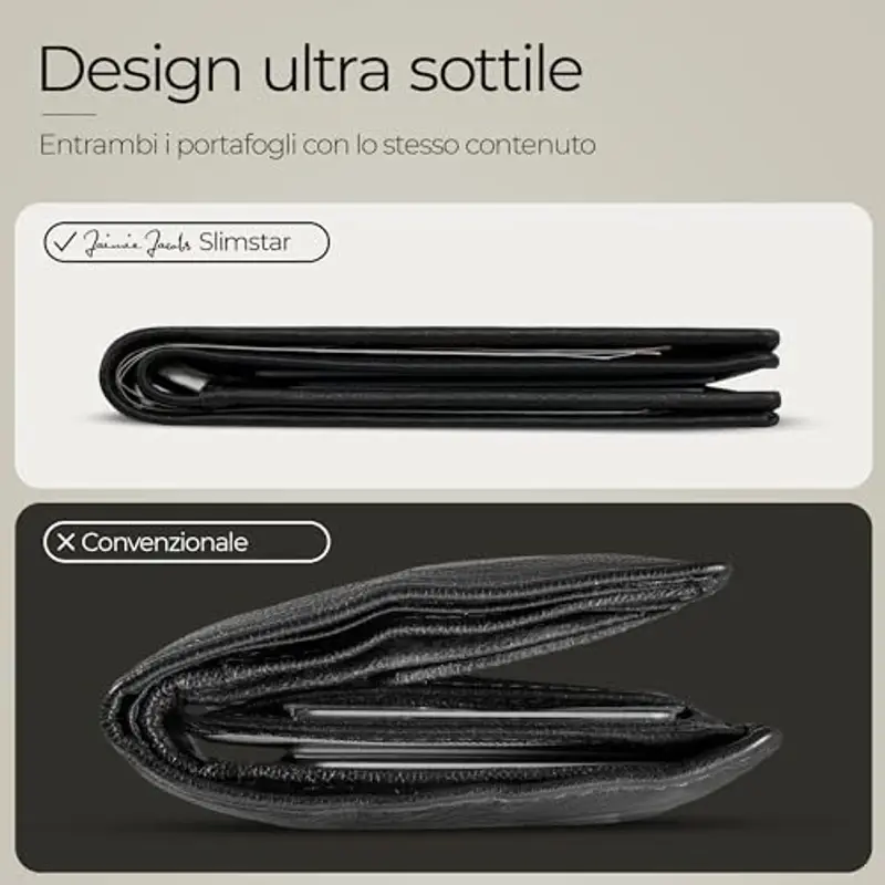 Jaimie Jacobs Porta carte di credito Uomo Marrone 2466162 miniatura 2