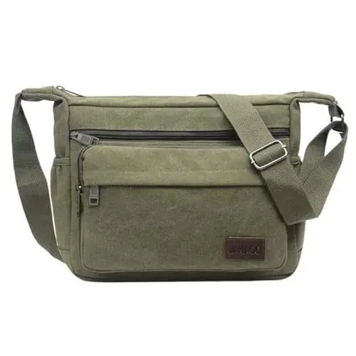 JAKAGO Borsa a tracolla Uomo Verde 3449736