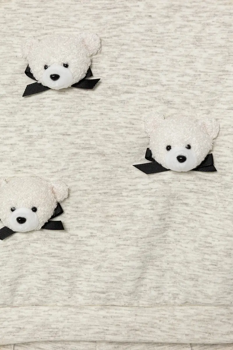 tuta neonato/a ISABELLE colore grigio JZI163 miniatura 3