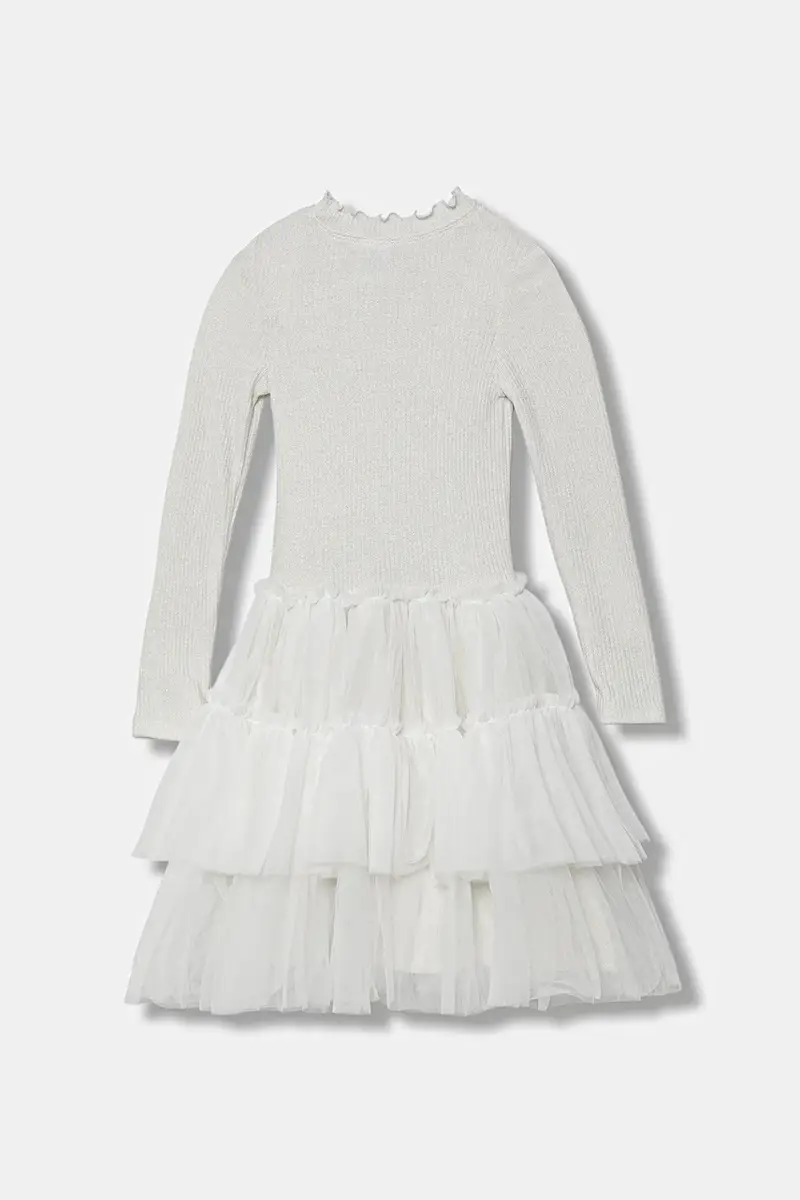 vestito bambina SOLKA colore bianco JZI222 miniatura 2