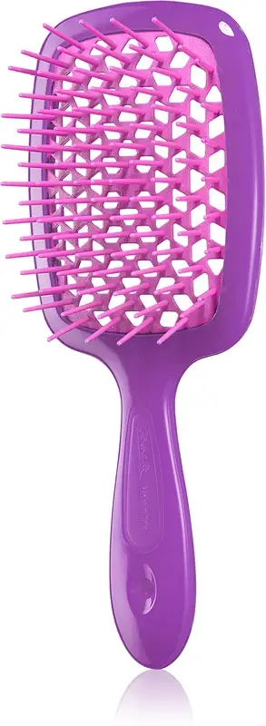 spazzola piatta grande per capelli viola