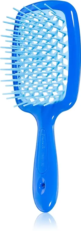 Superbrush spazzola piatta grande per capelli 20,3 x 8,5 x 3,1 cm blu e azzurro