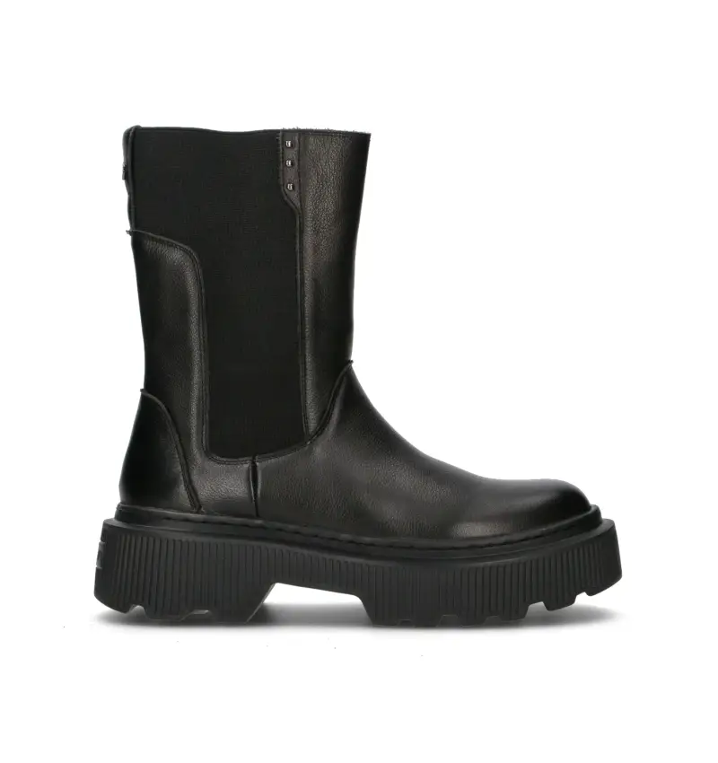 Janet&Janet Pantaloni donna nero in pelle