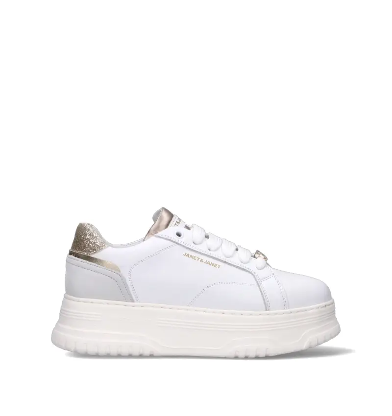 Sneaker donnabianca in pelle Vario