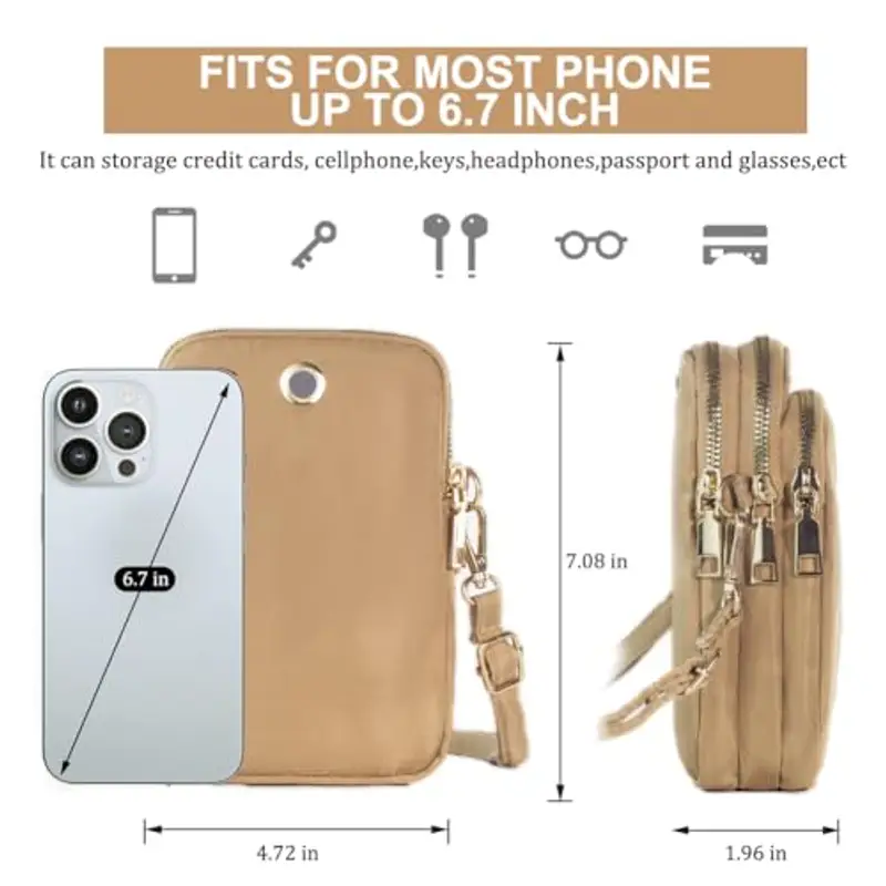 JANKS Borsa a tracolla Multicolore 1607187 miniatura 3