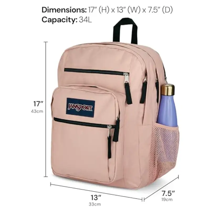 JANSPORT Big Student, Zaino Unisex - Adulto, Blu Crepuscolo JS0A47JK, 15 Pollici miniatura 2