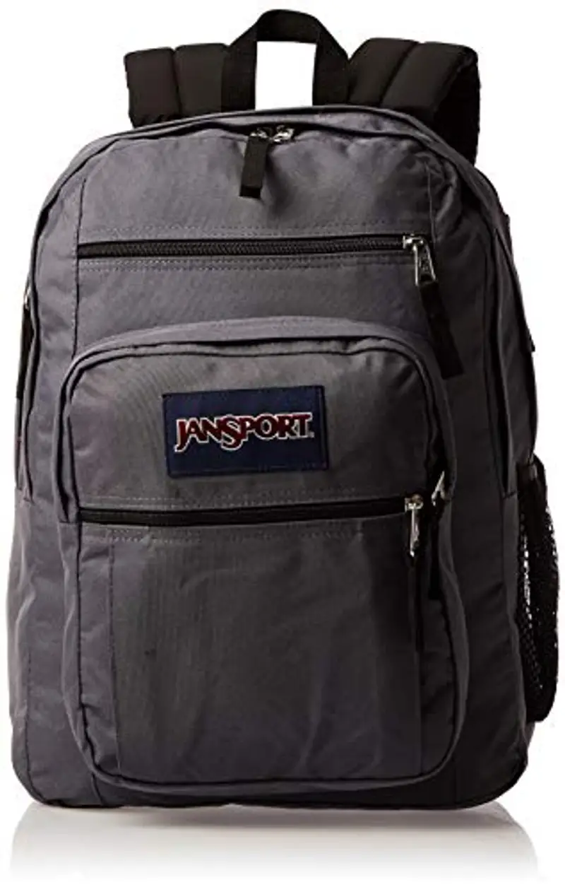 JANSPORT Big Student, Zaino Unisex - Adulto, Grigio Scuro K5L8, 15 Pollici