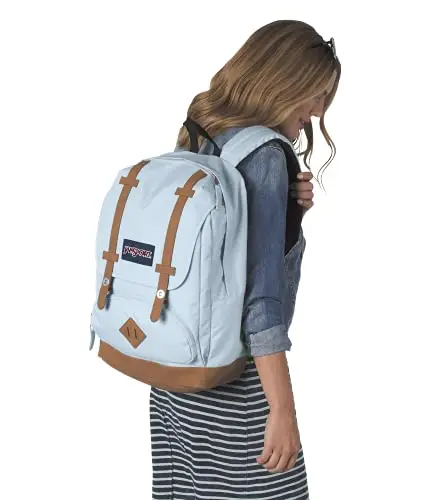 JANSPORT Cortlandt, Zaino grande, 25 L, 45 x 32 x 15 cm, 15in laptop compartment, Blue Dusk01 miniatura 3