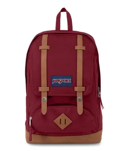 JanSport CORTLANDT Zaino grande, scomparto per laptop 15 inch, Russet Red