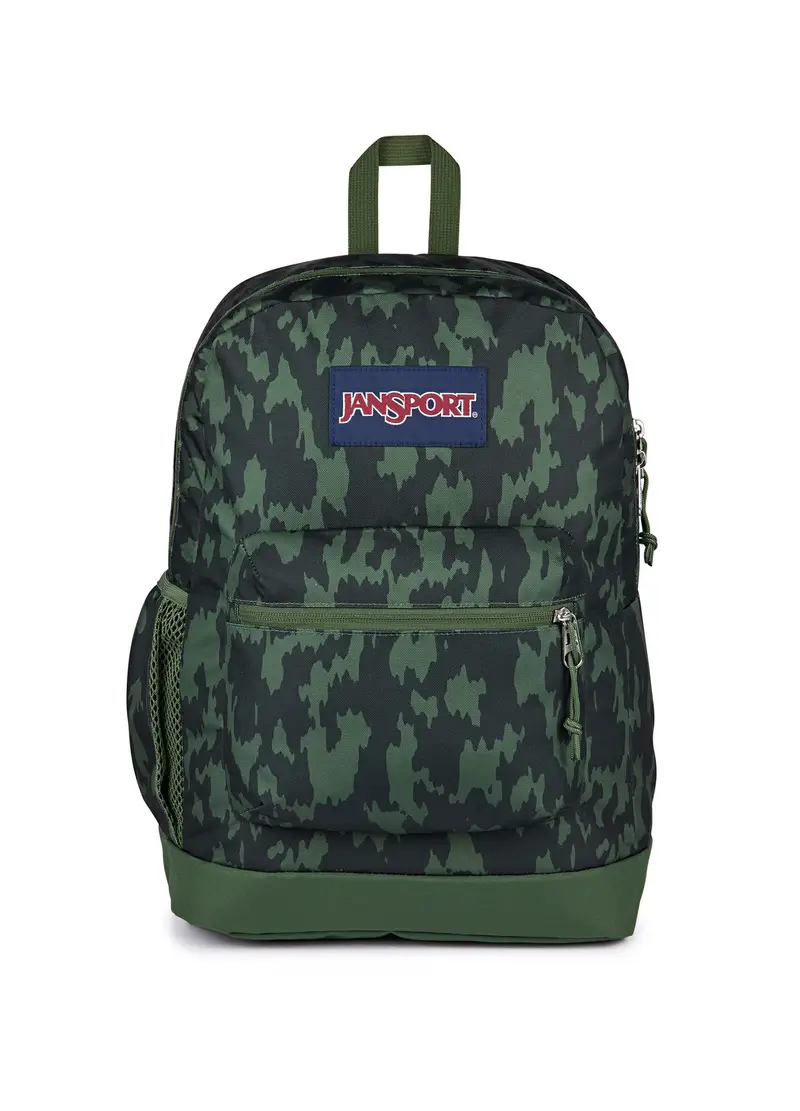 Zaino Cross Town Plus Camouflage Unisex, Uomo, Nero