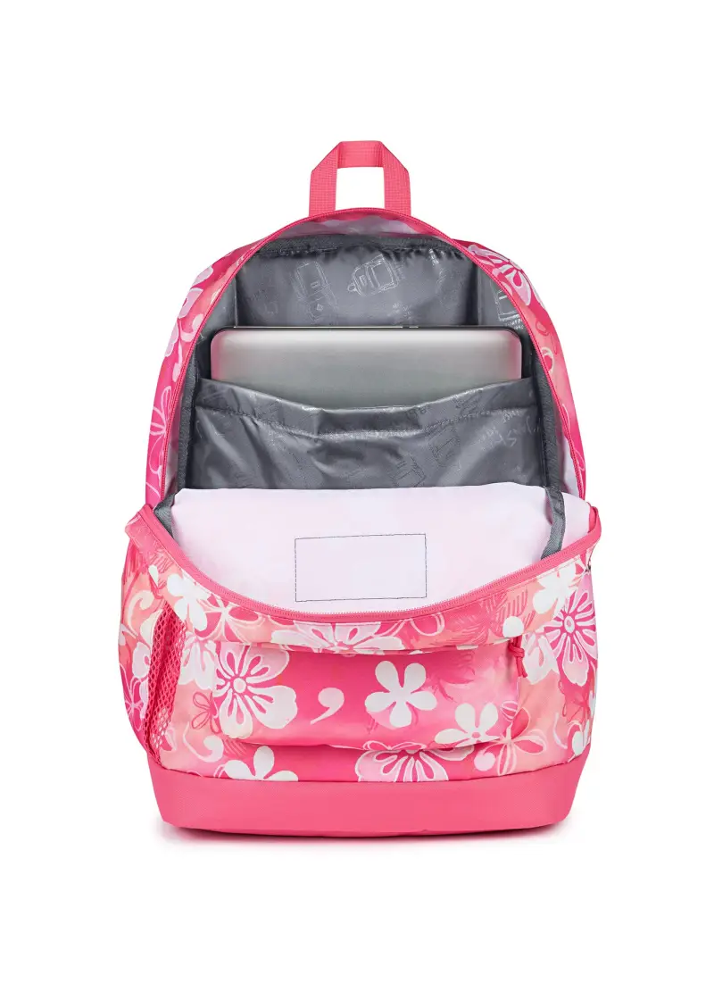 Zaino Cross Town Plus Fantasia Floreale Unisex, Uomo, Rosso miniatura 2