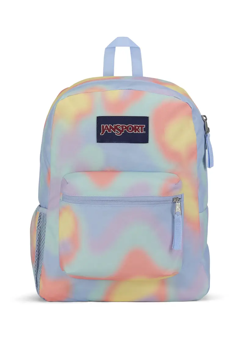 JANSPORT, Zaino Cross Town Tie & Dye Jansport, Uomo, Multicolor, Taglia: ONE SIZE