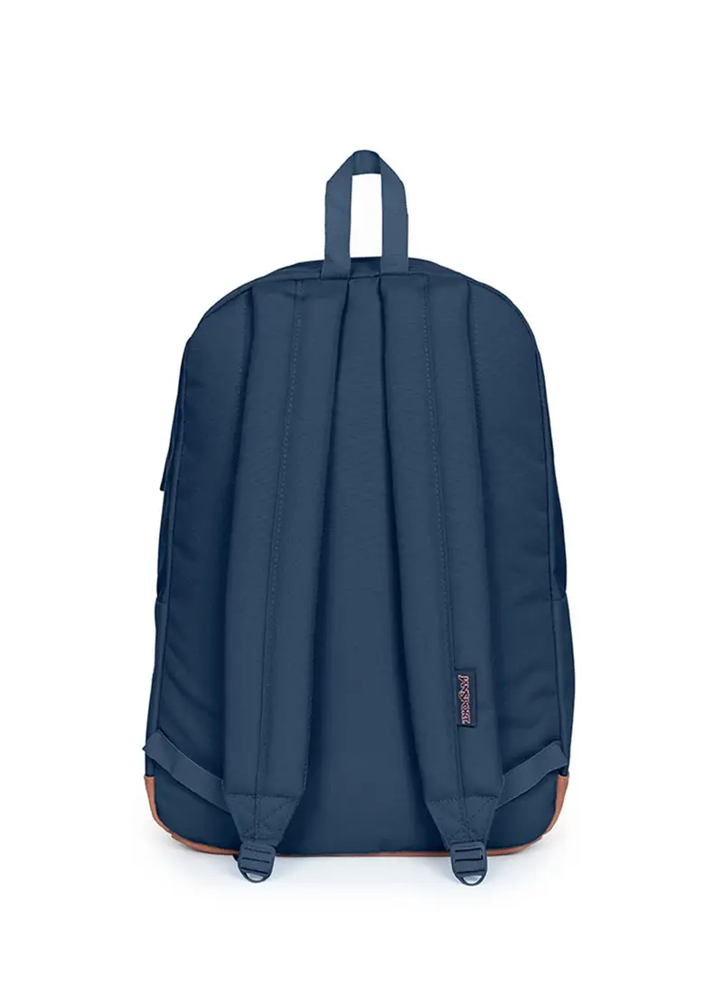 JANSPORT, Zaino Jansport Unisex In Blu Con Dettagli In Finta Pelle, Blu, Taglia: ONE SIZE miniatura 2