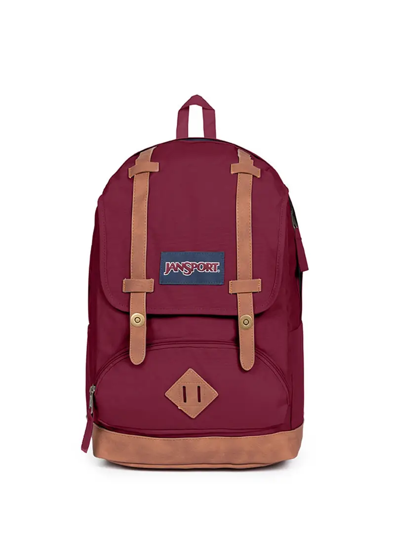 JANSPORT, Zaino Jansport Unisex In Colore Bordeaux, Uomo, Rosso, Taglia: ONE SIZE
