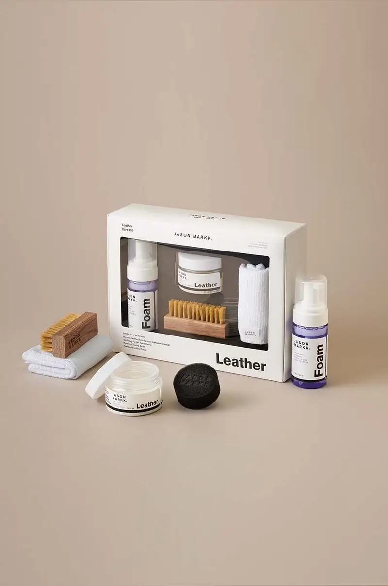 kit per la cura delle scarpe in pelle Leather Care Kit colore trasparente JM310510 Transparente