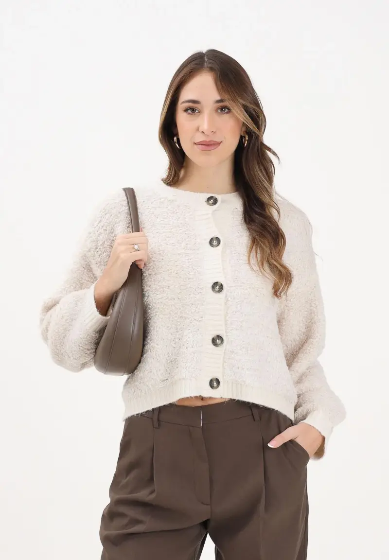 JDY Cardigan Donna Beige 3488063 miniatura 2