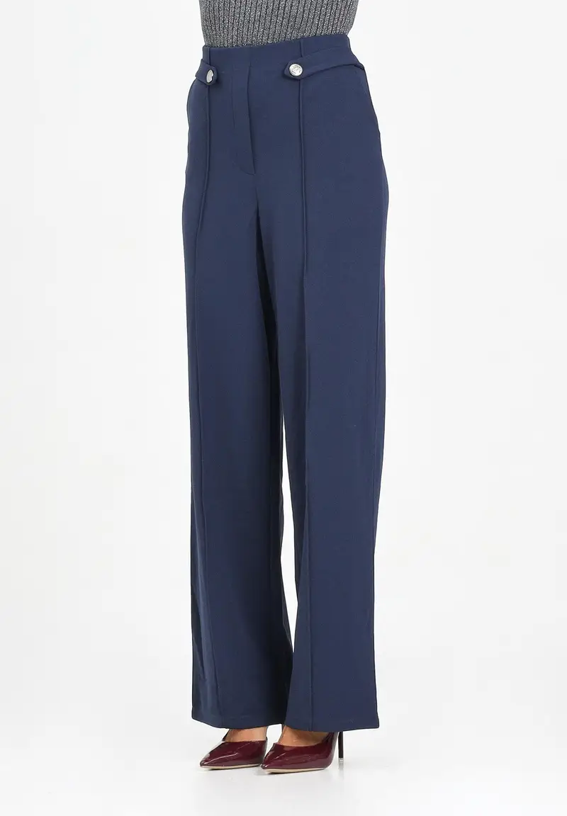 JDY Pantalone blu da donna