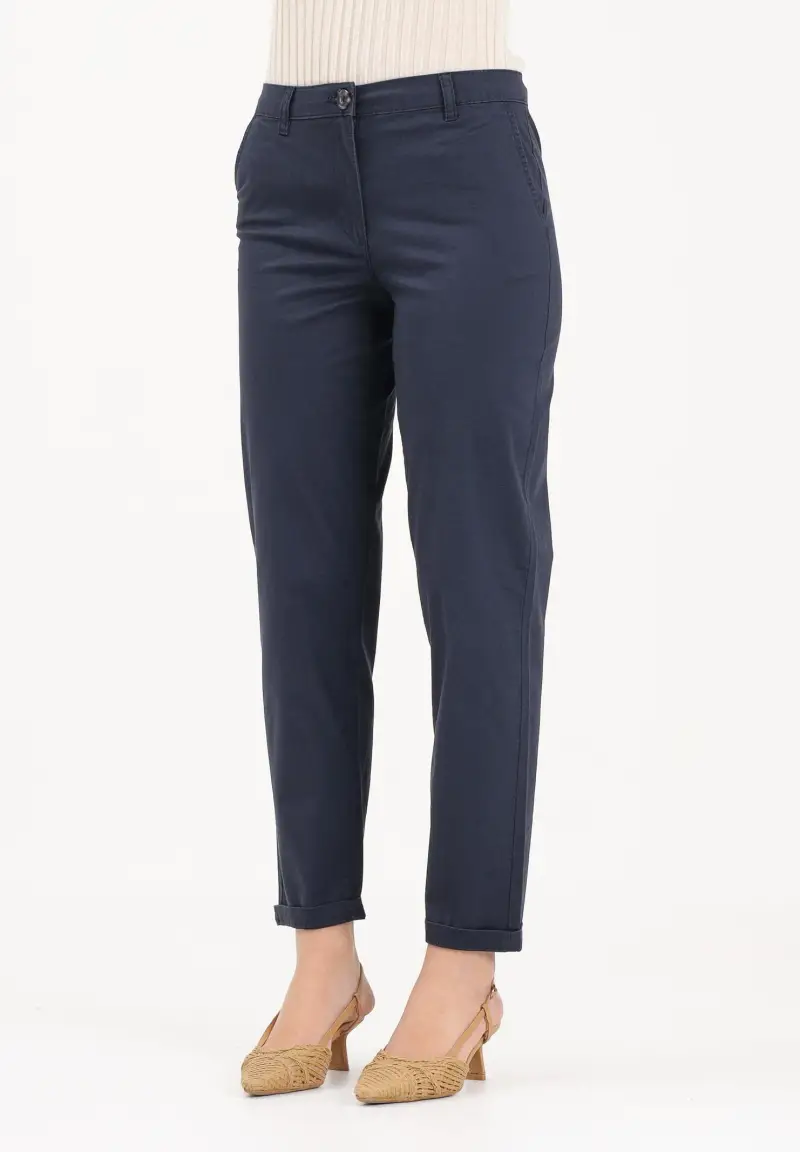Pantalone blu da donna