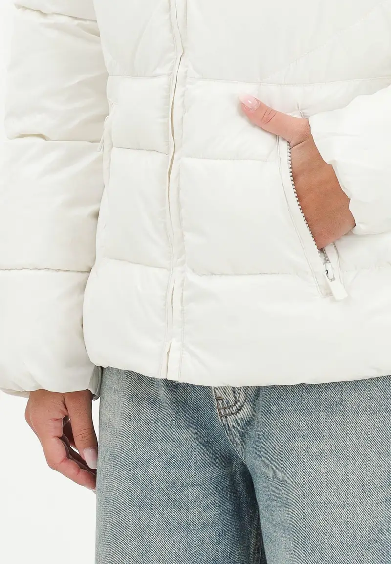 Piumino bianco da donna miniatura 3