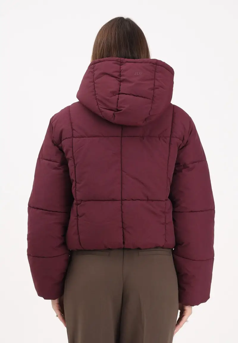 Piumino bordeaux da donna miniatura 3